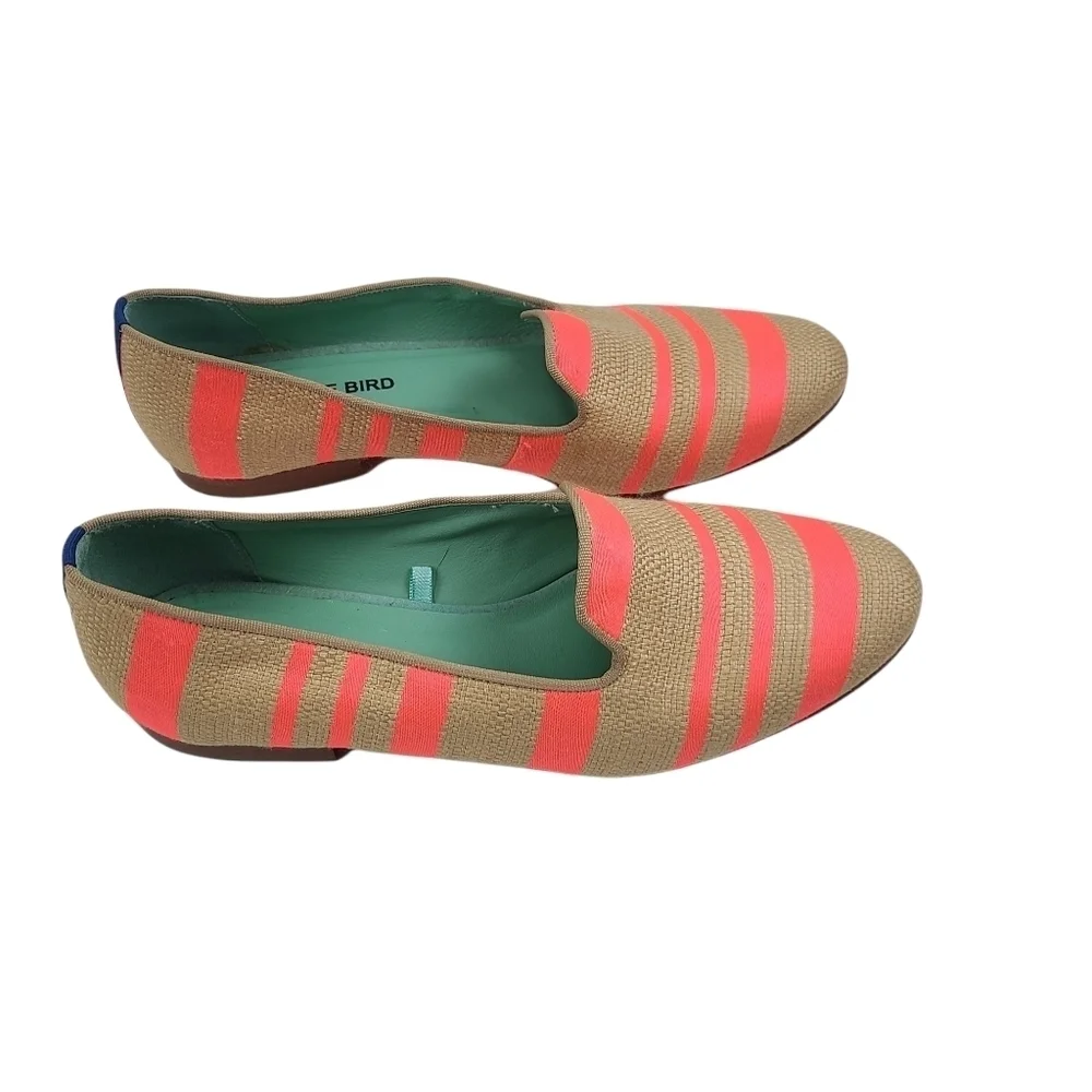 Blue Bird Striped‎ Neon Loafer Sz 9